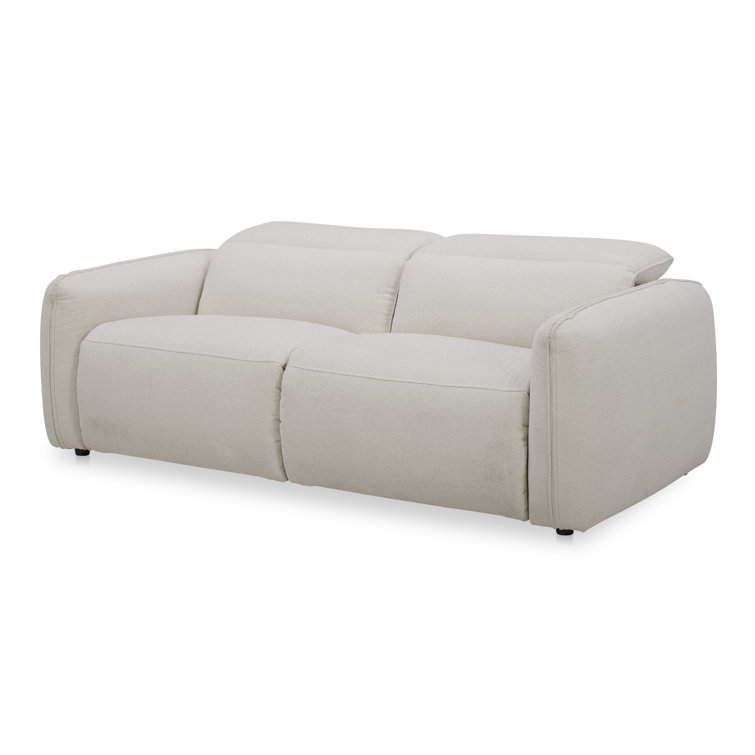 Upholstered reclining sofa hot sale